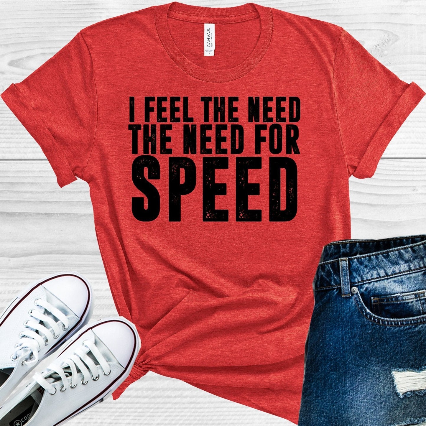 Top Gun: I Feel the Need the Need for Speed Graphic Tee