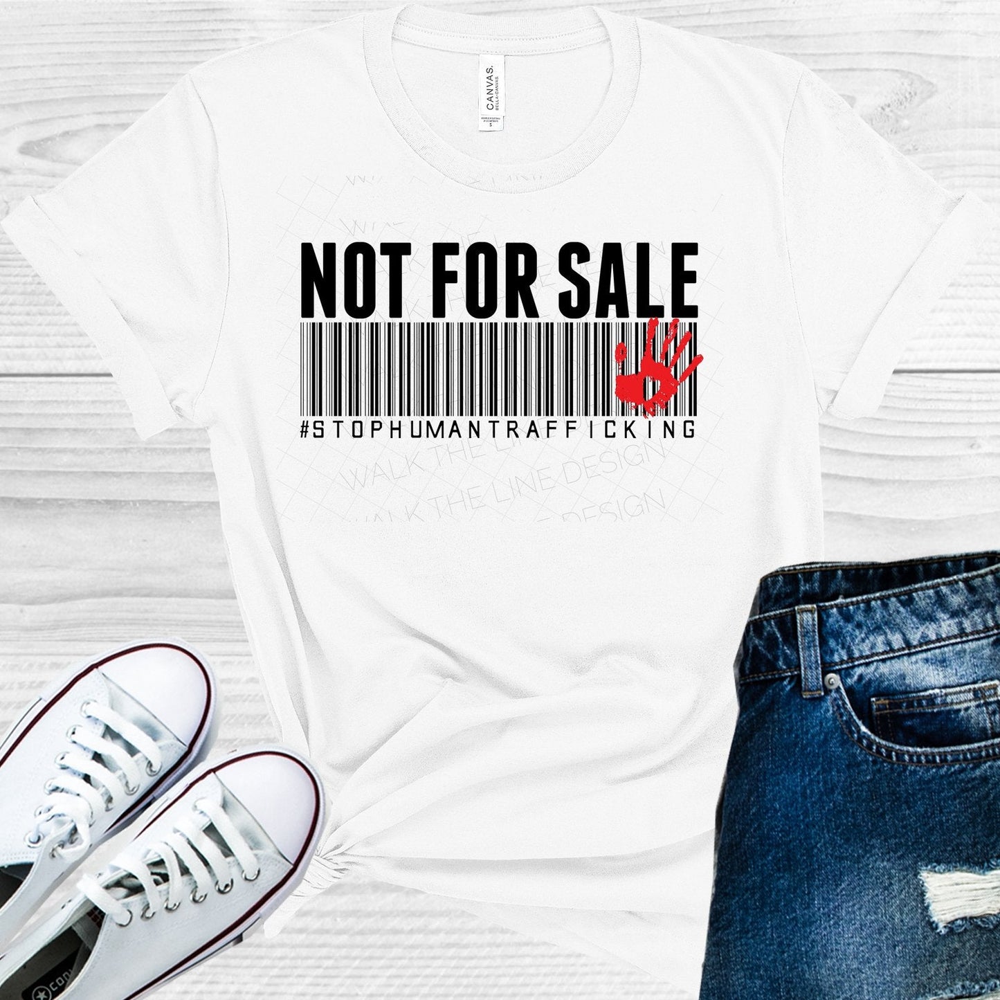 Not for Sale #stophumantrafficking Graphic Tee