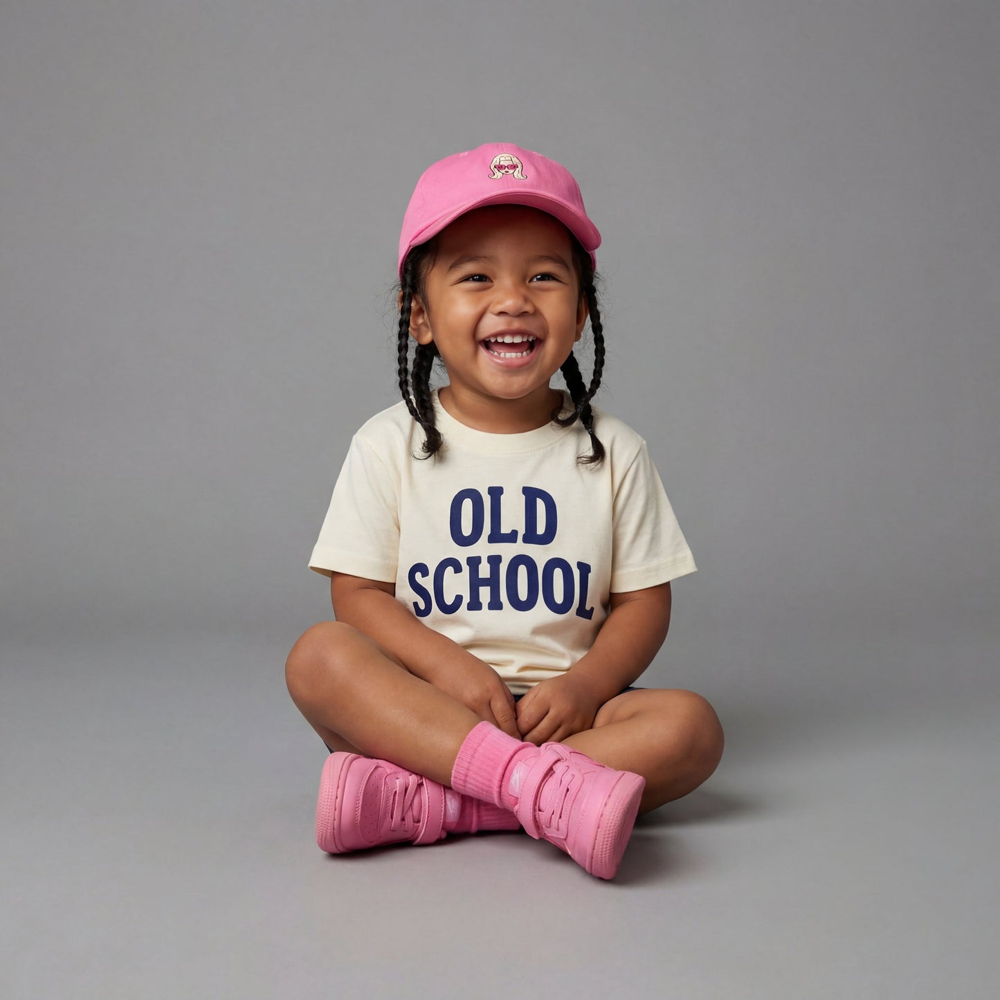 Old School Tee, Vintage Style Kids Tee