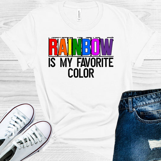 Rainbow is My Favorite Color Graphic Tee