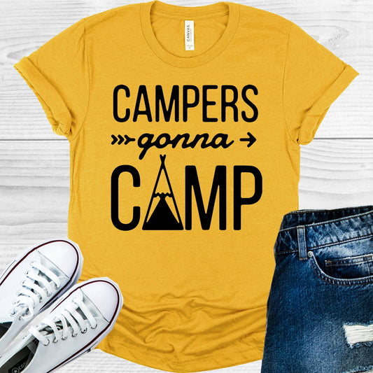 Campers Gonna Camp Graphic Tee