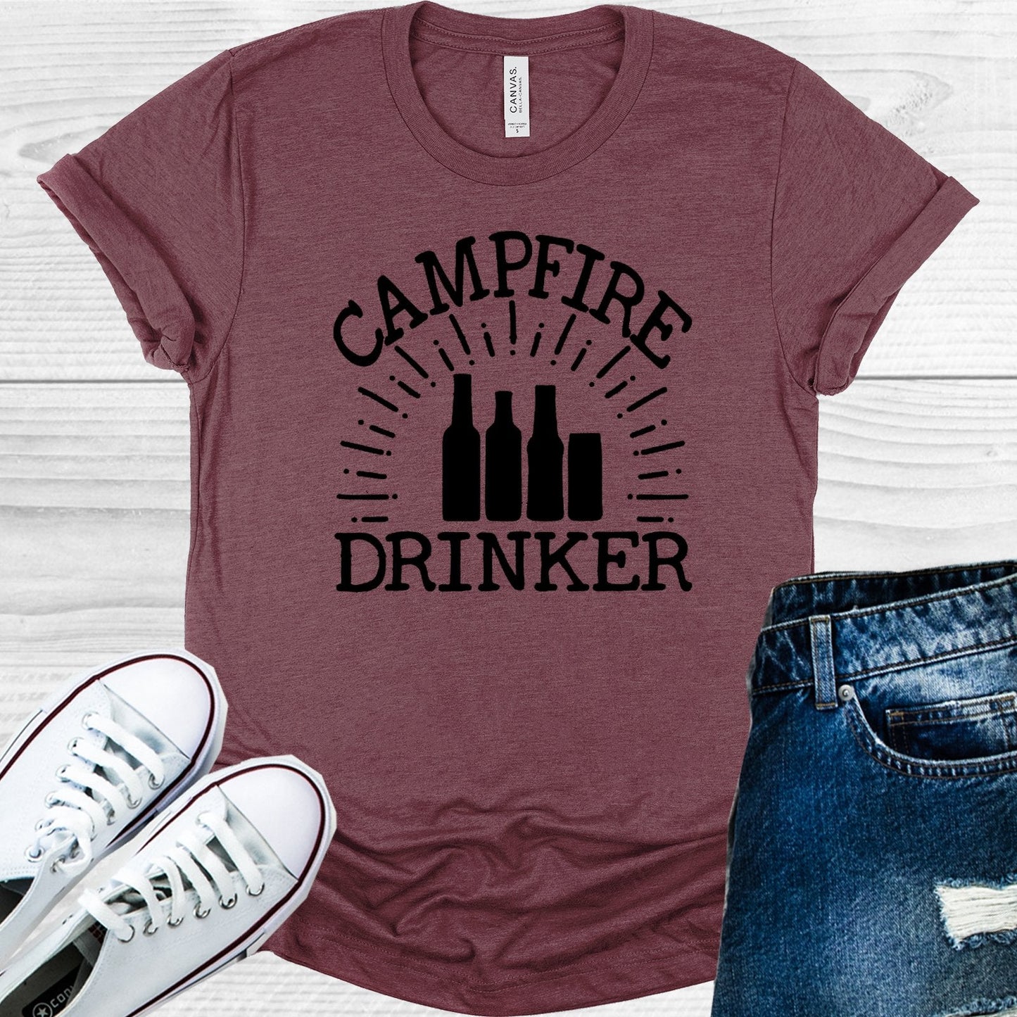 Campfire Drinker Graphic Tee
