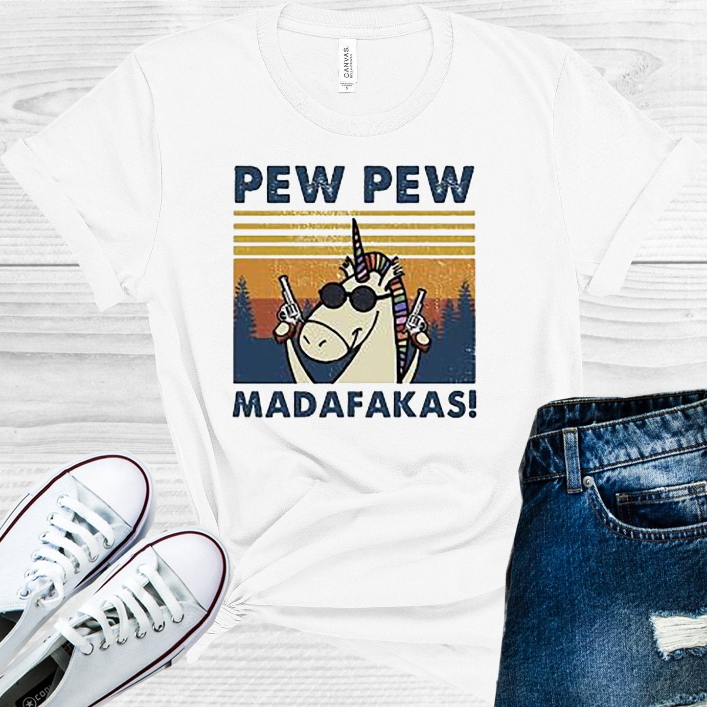 Pew Pew Madafakas Graphic Tee