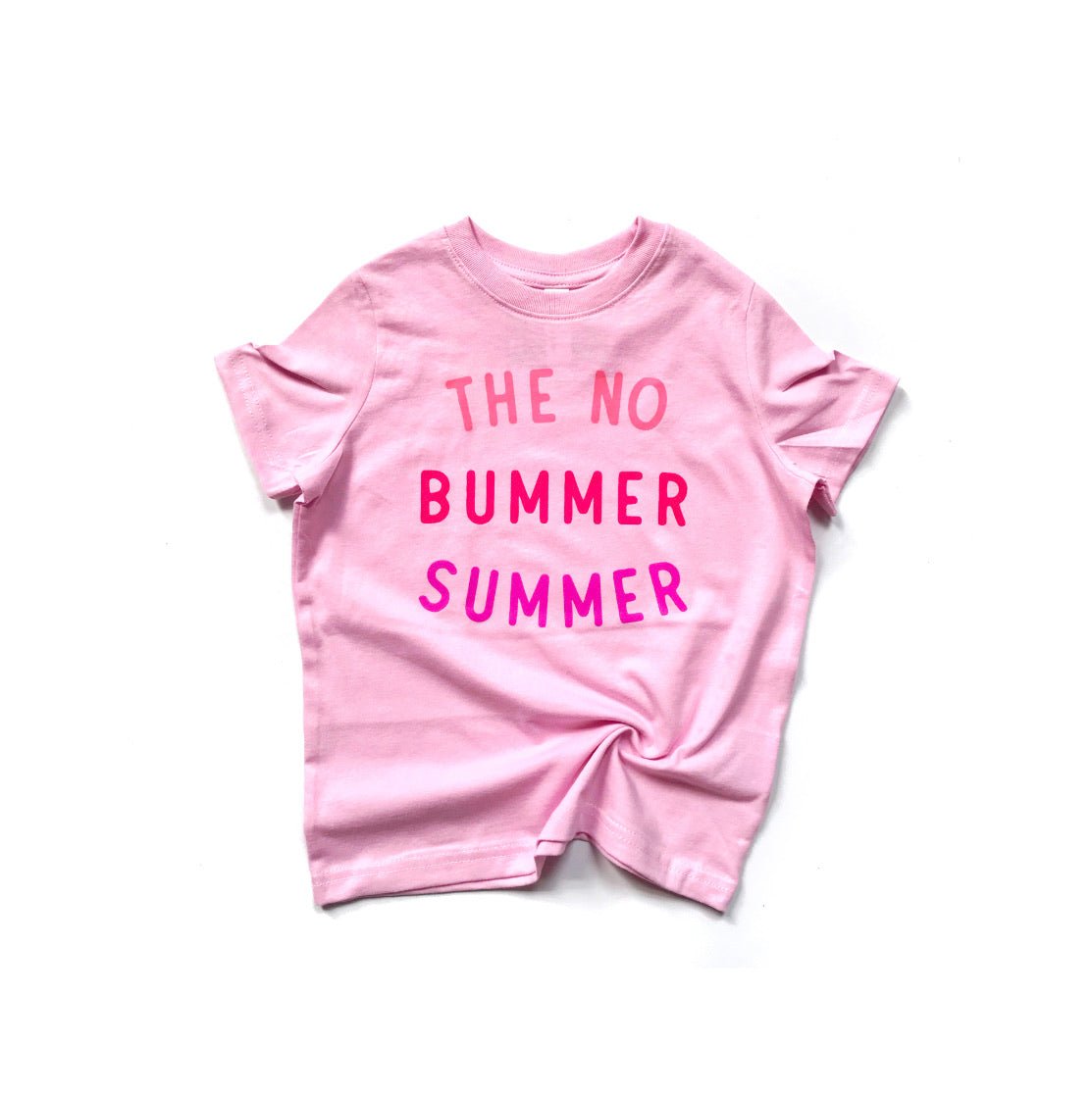 PINK no bummer summer TEE, Summer Shirt For Girls