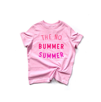 PINK no bummer summer TEE, Summer Shirt For Girls
