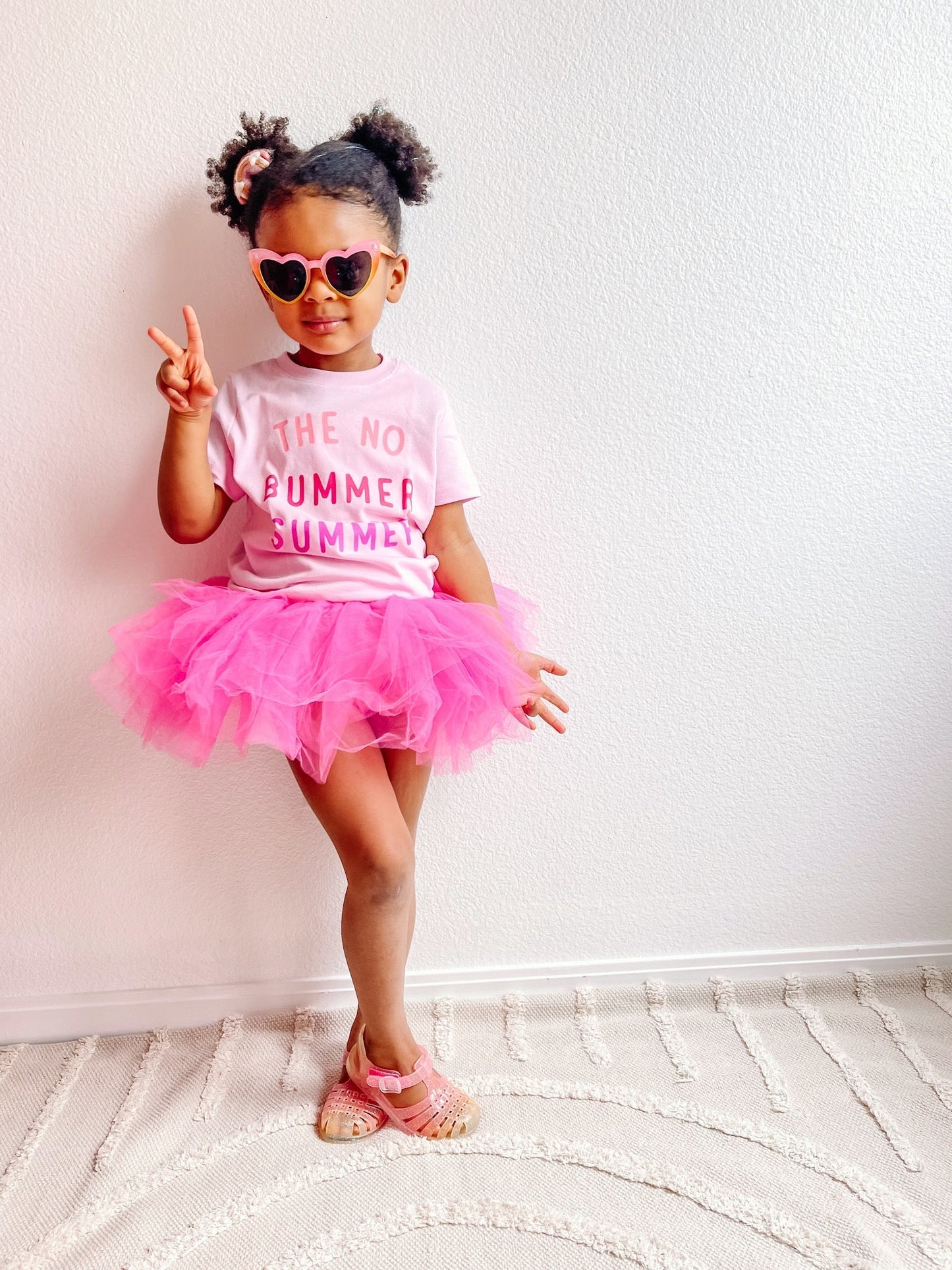 PINK no bummer summer TEE, Summer Shirt For Girls