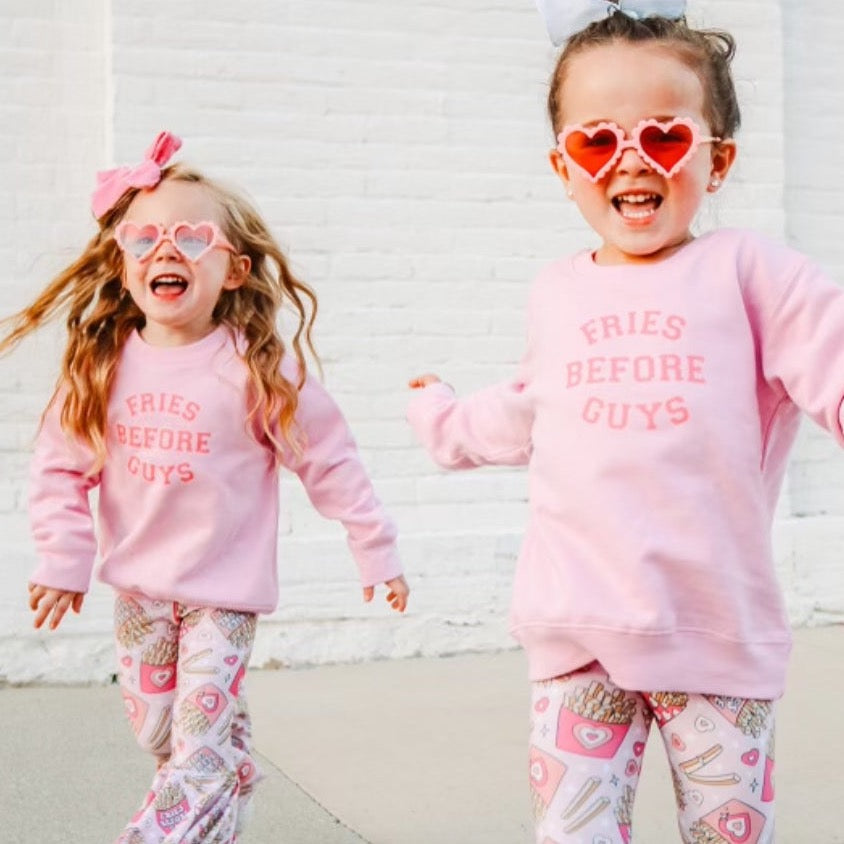 Double Pink Fries Before Guys