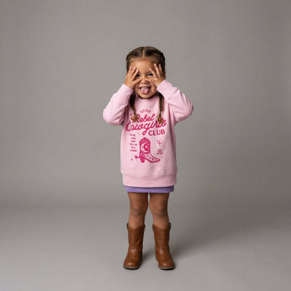 Cowgirl Sweatshirt, Little Rebel Cowgirls Club