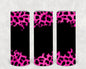 Black and Pink Leopard 20 oz Skinny Tumbler
