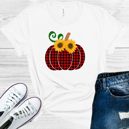 Buffalo Plaid Pumpkin Graphic Tee