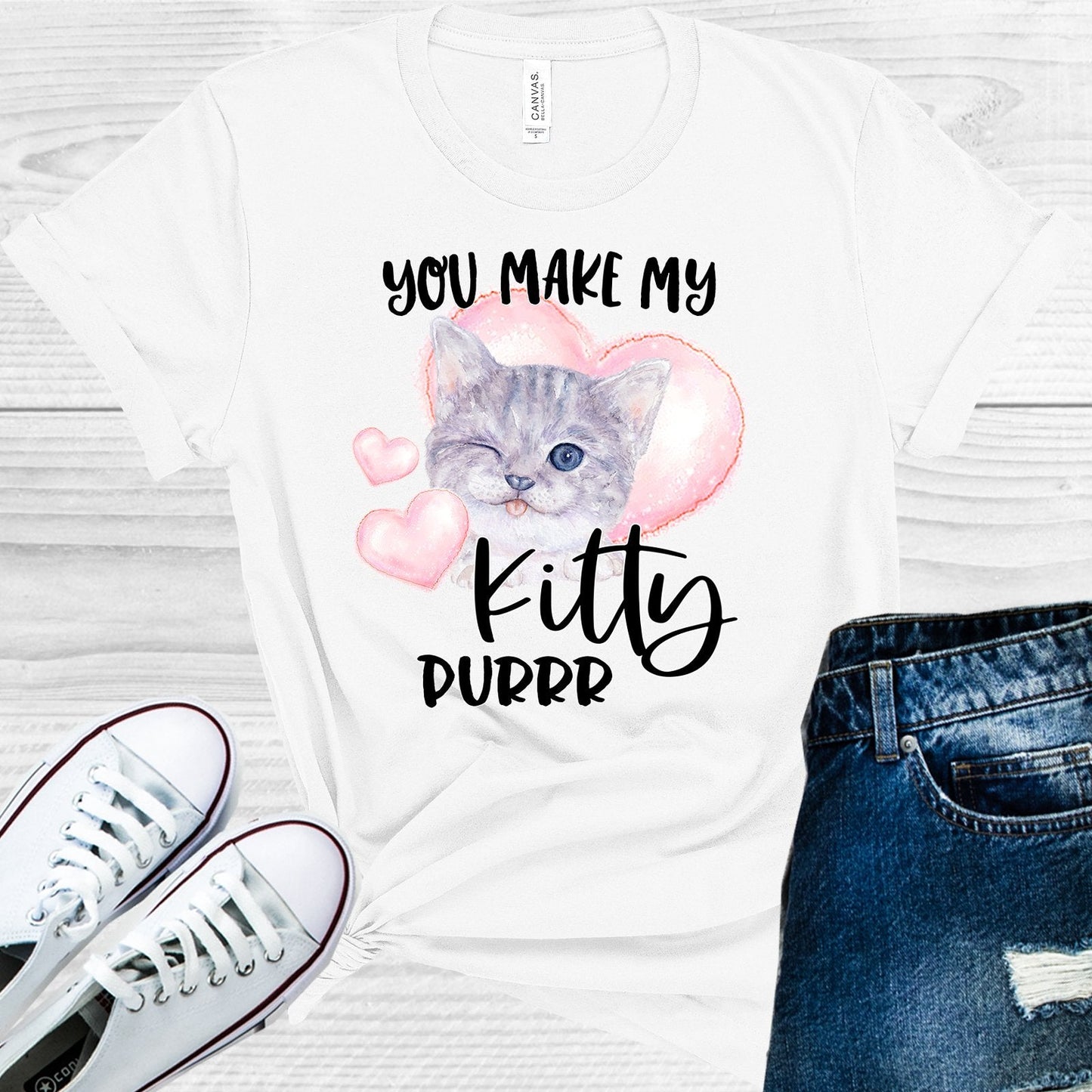 You Make My Kitty Purr Graphic Tee