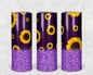Purple Sunflowers 20 oz Skinny Tumbler