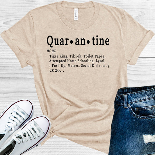 Quarantine Definition Graphic Tee