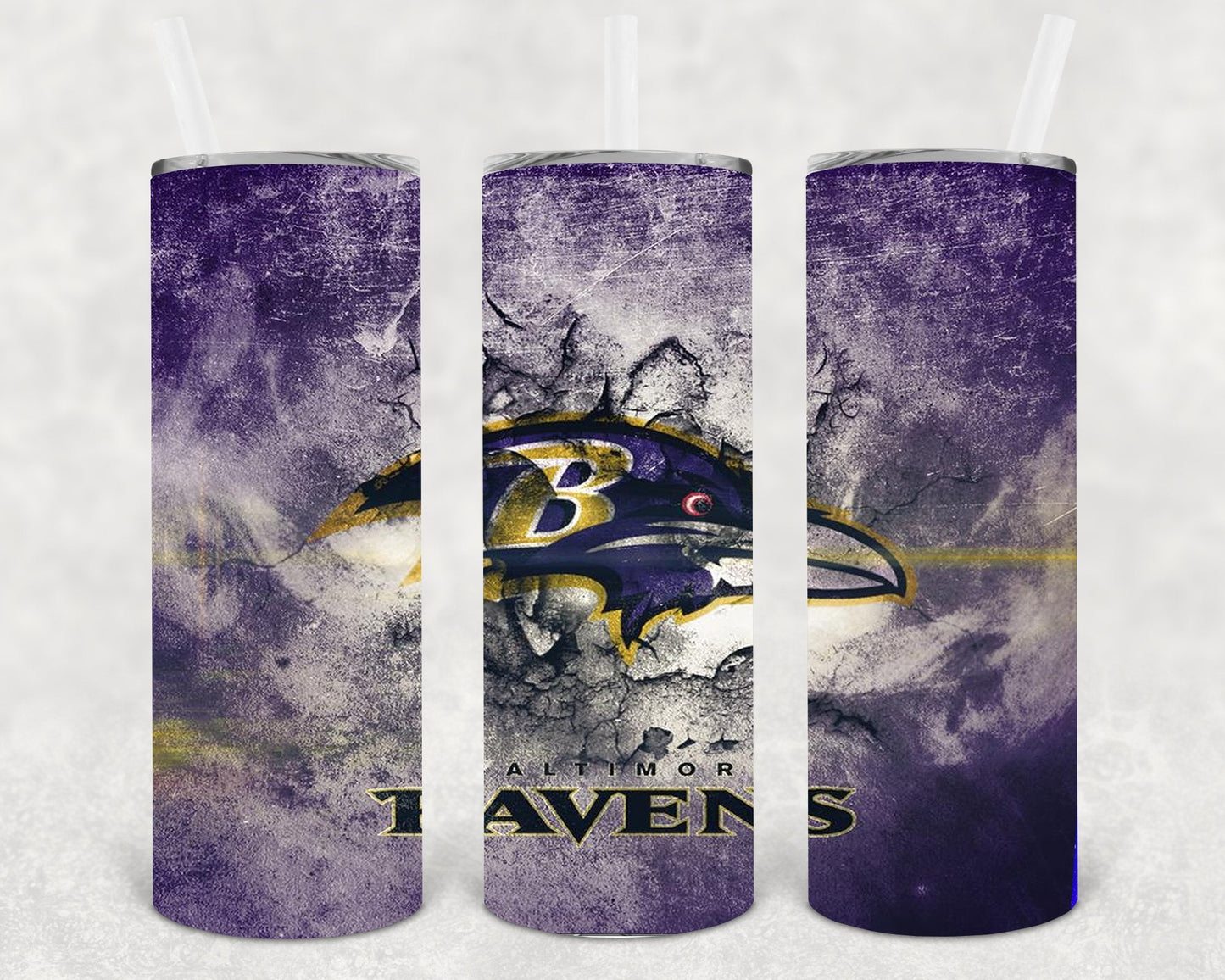 Baltimore Ravens 20 oz Skinny Tumbler