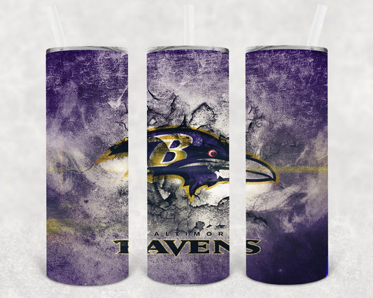 Baltimore Ravens 20 oz Skinny Tumbler