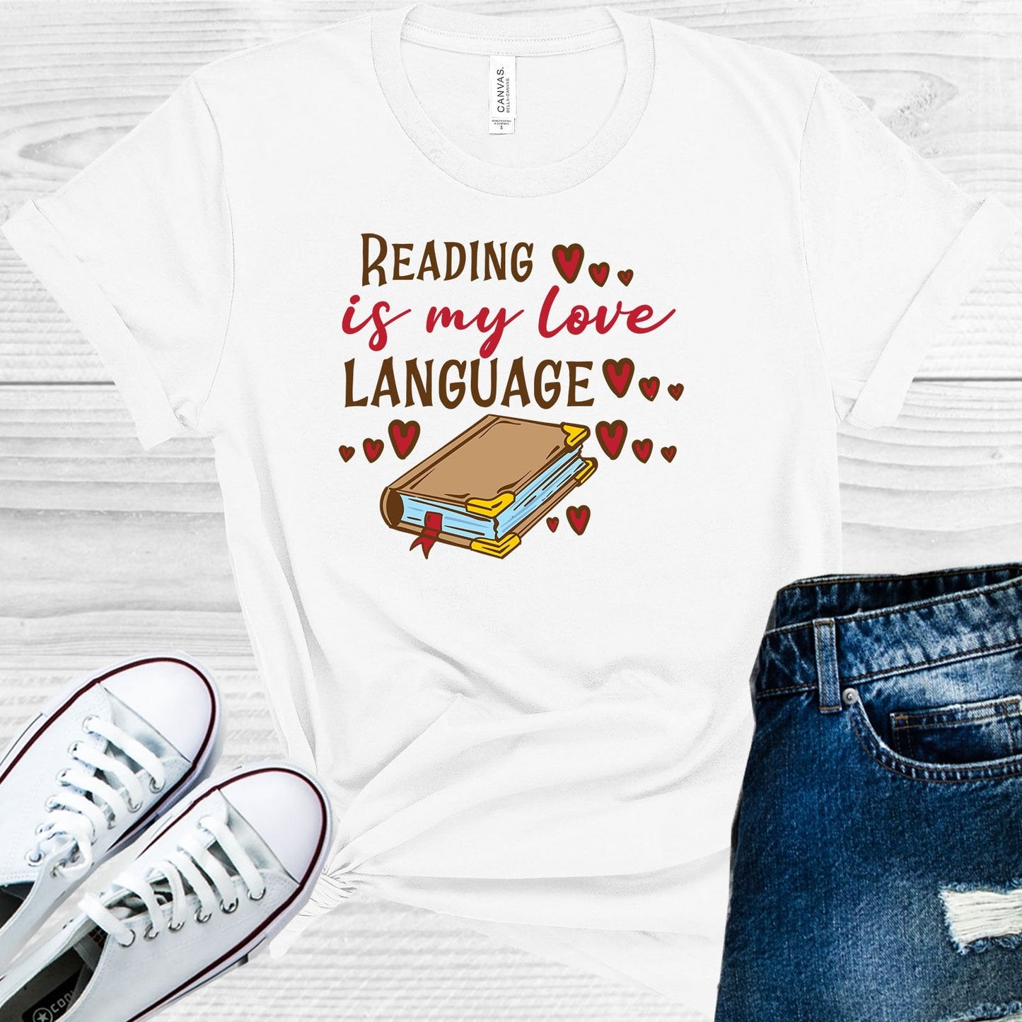 Reading is My Love Language Graphic Tee