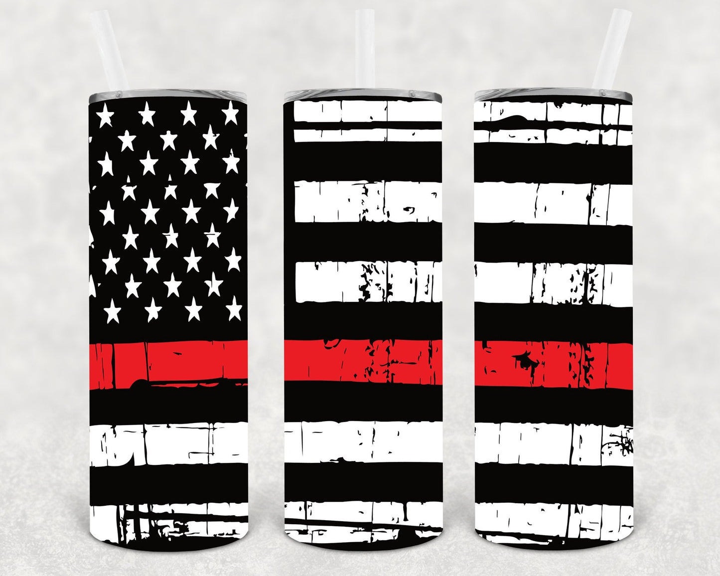 Thin Red Line 20 oz Skinny Tumbler