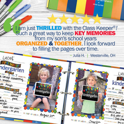 Class Keeper® School Days Memory Book + BONUS App Membership | (2) Styles