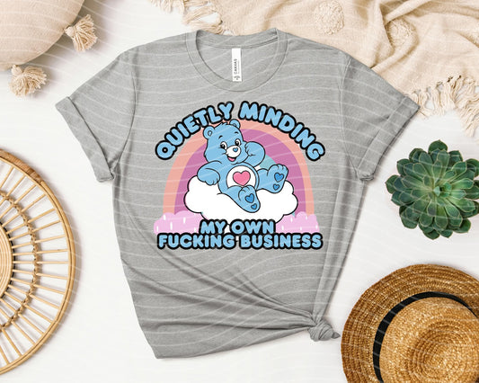 Quietly Minding My Own Business Graphic Tee