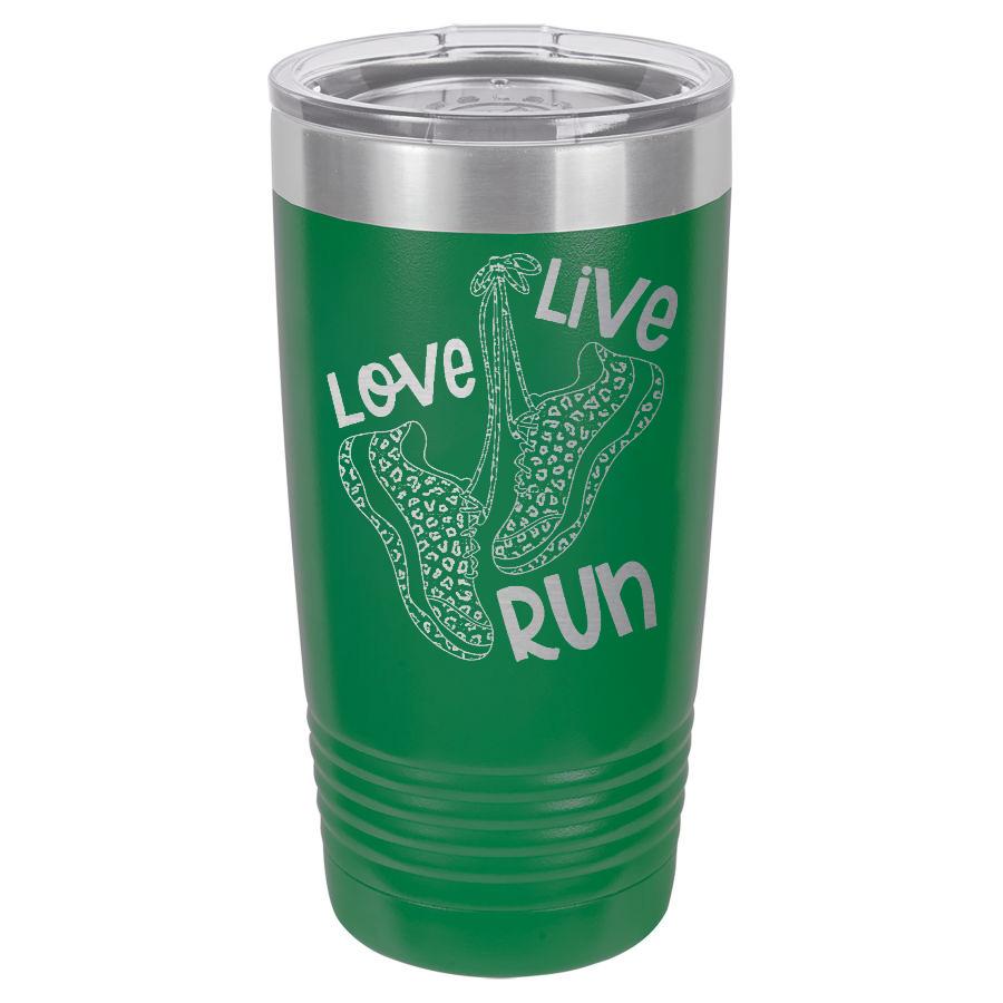 Live Love Run 20 oz Polar Camel Tumbler