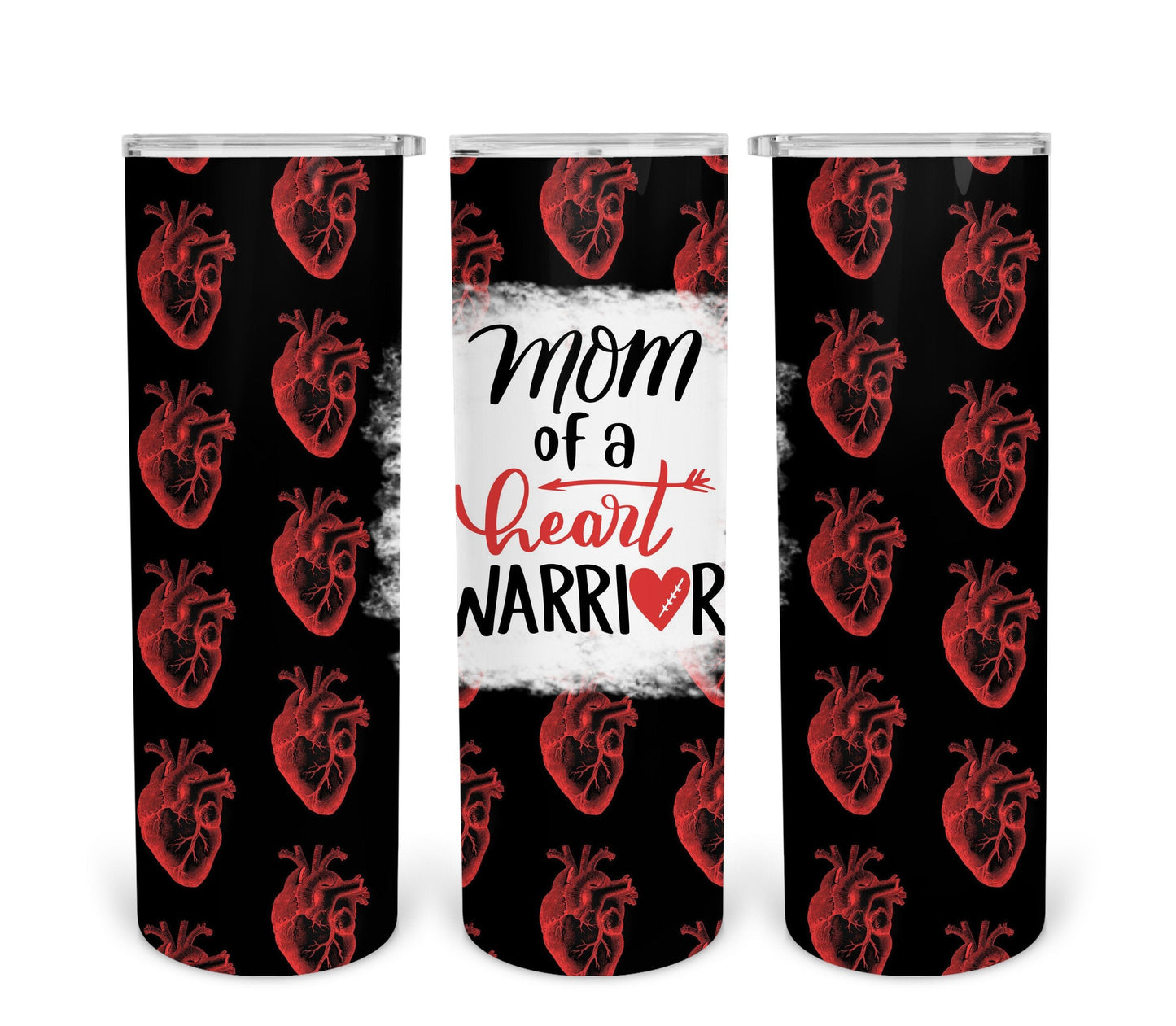 Mom of a Heart Warrior 20 oz Skinny Tumbler