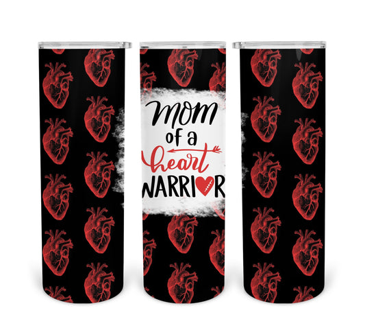 Mom of a Heart Warrior 20 oz Skinny Tumbler
