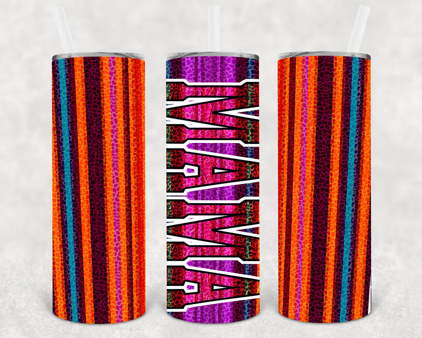 Serape Mama 20 oz Skinny Tumbler