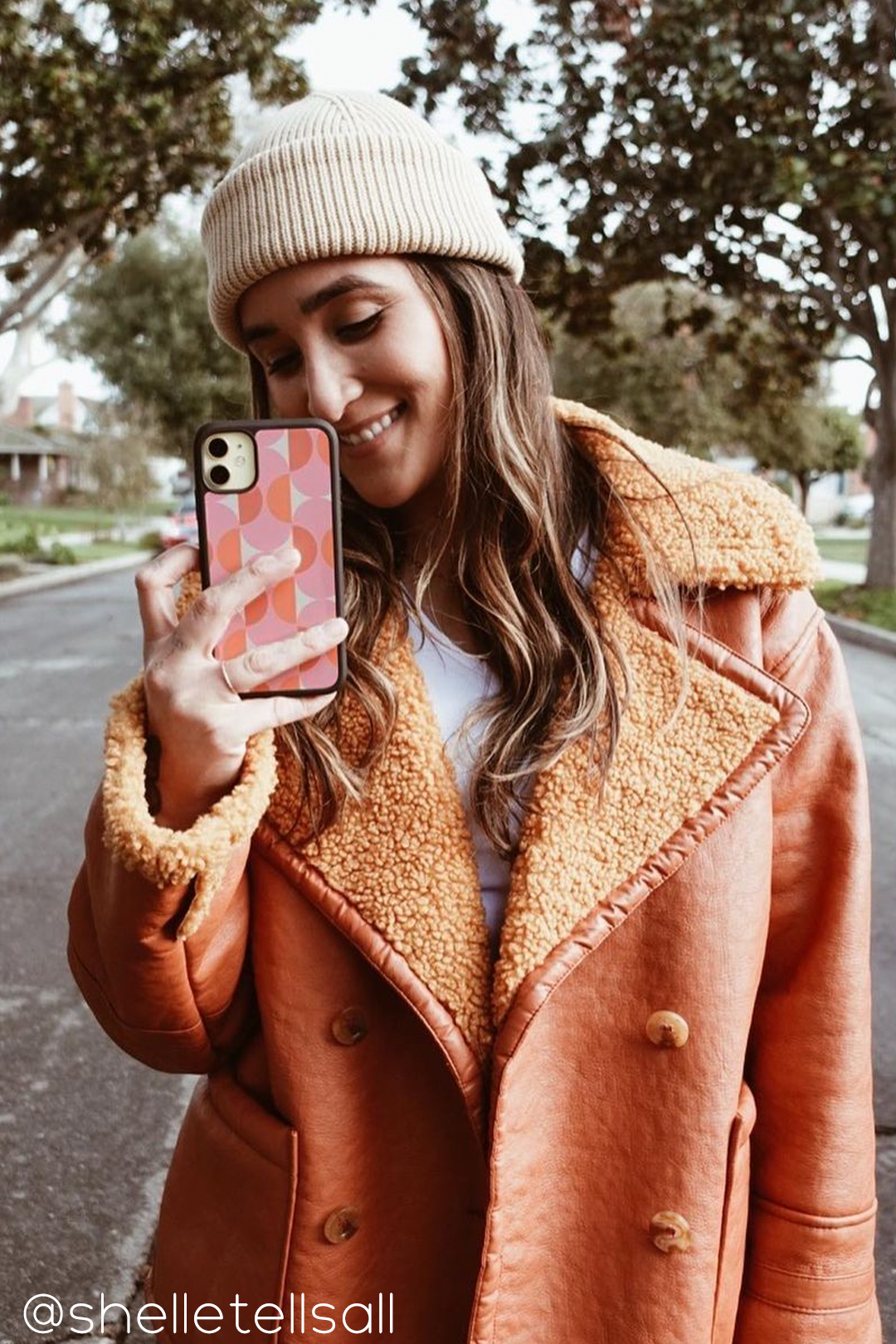 Pink Retro iPhone Case