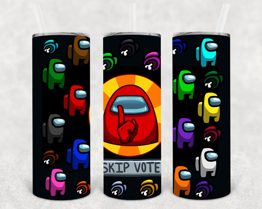Skip Vote 20 oz Skinny Tumbler