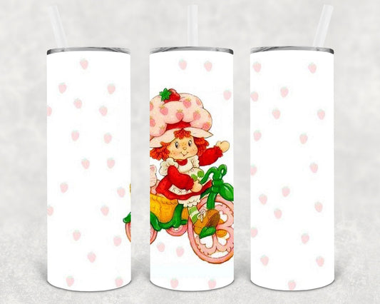 Strawberry Shortcake 20 oz Skinny Tumbler
