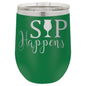 Sip Happens 12 oz Polar Camel Wine Tumbler