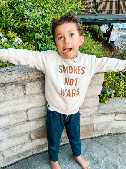 Natural Smores Not Wars Sweatshirt