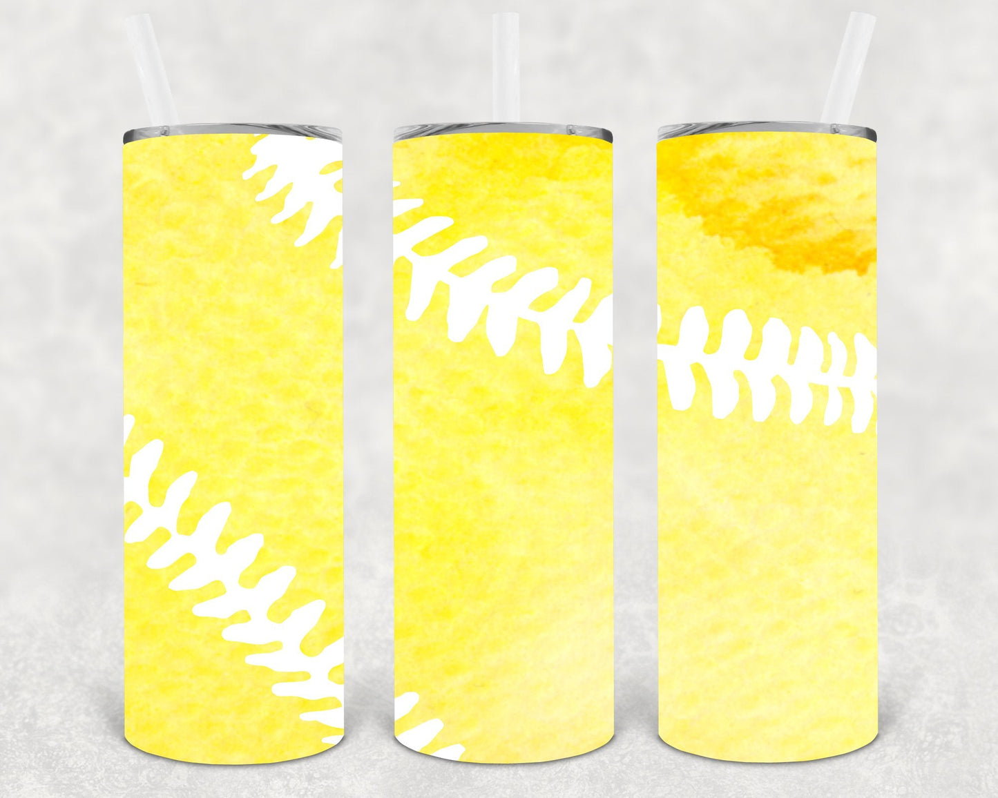 Softball 20 oz Skinny Tumbler