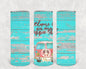Blame It On My Hippie Soul 20 oz Skinny Tumbler