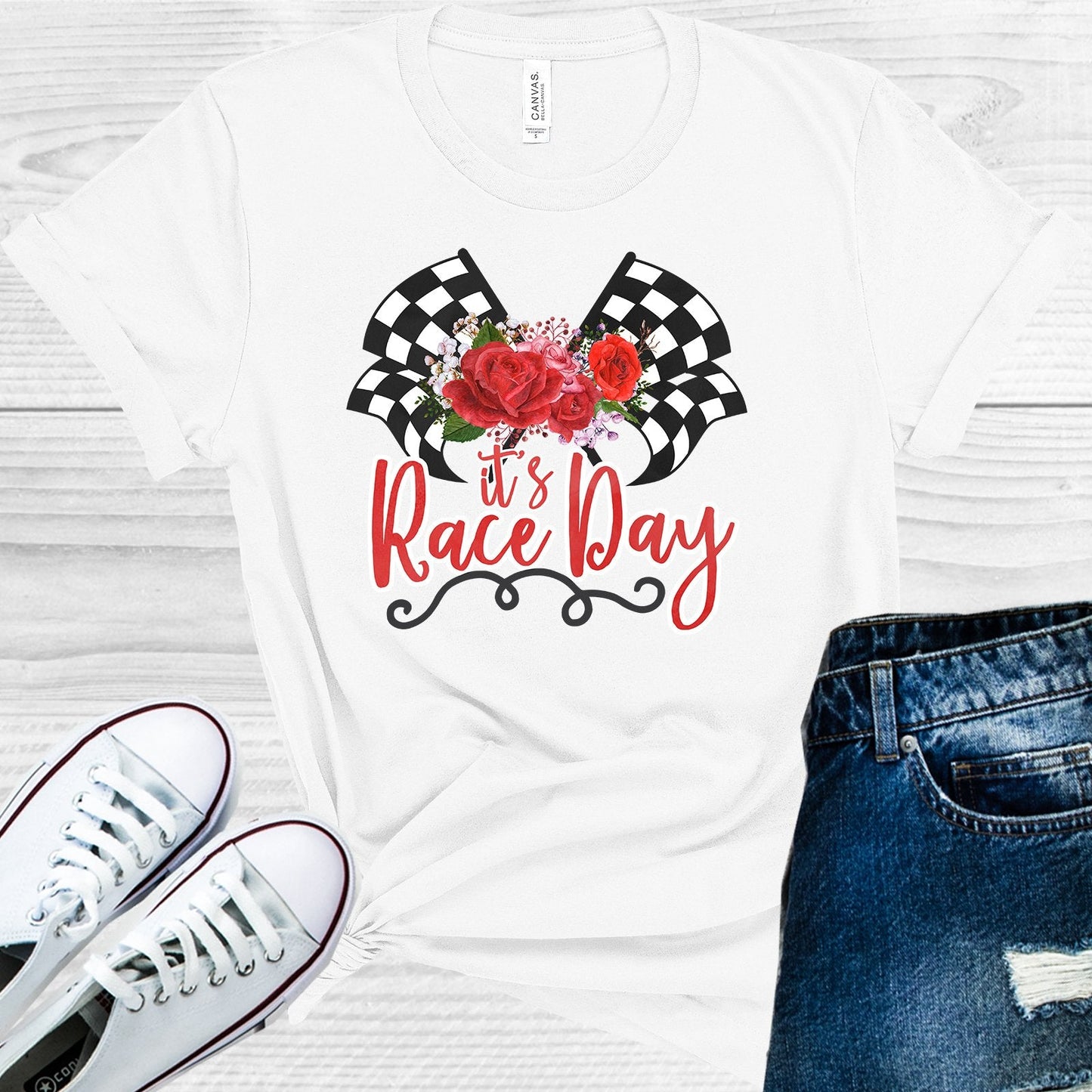 It's Race Day Graphic Tee