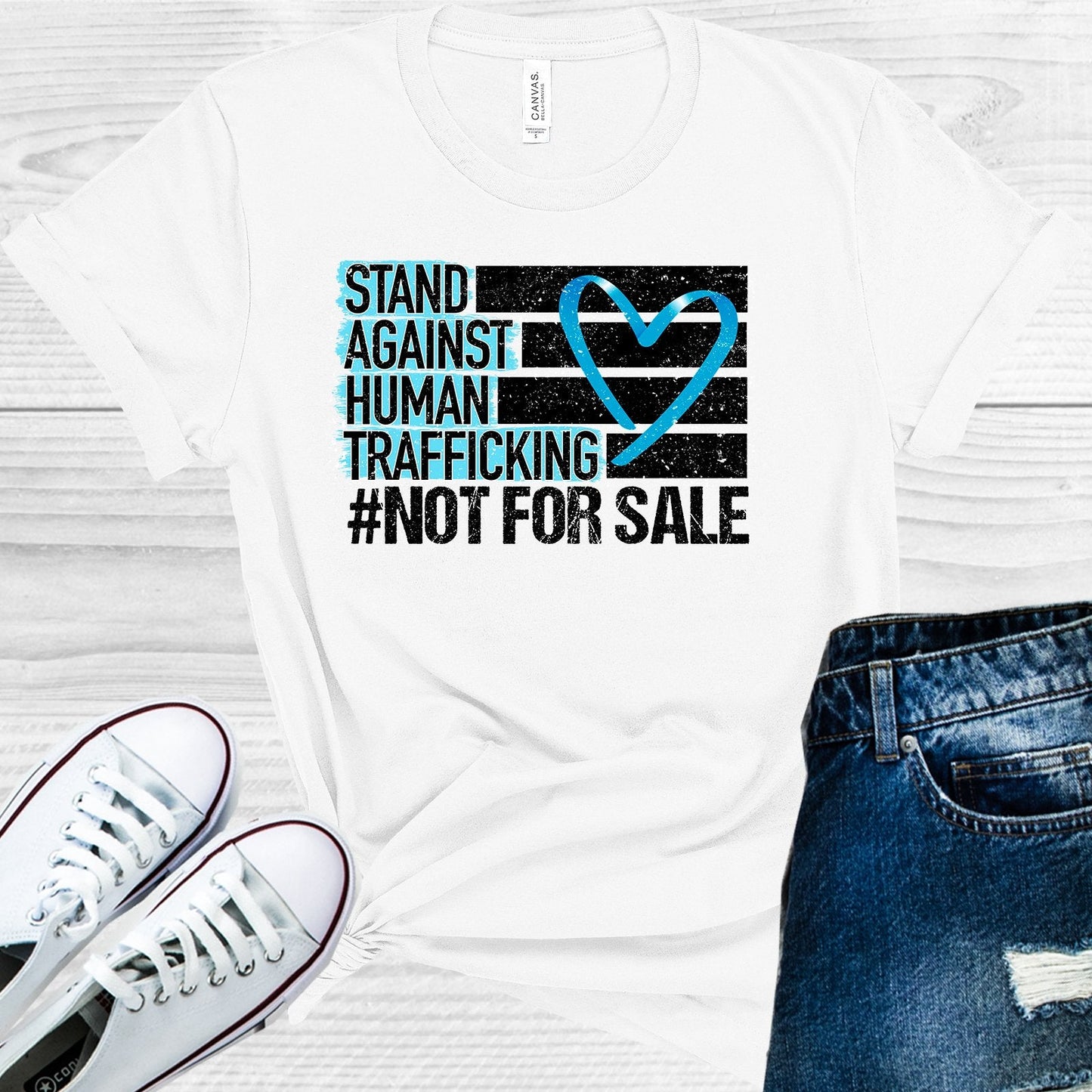 Stand Against Human Trafficking Graphic Tee