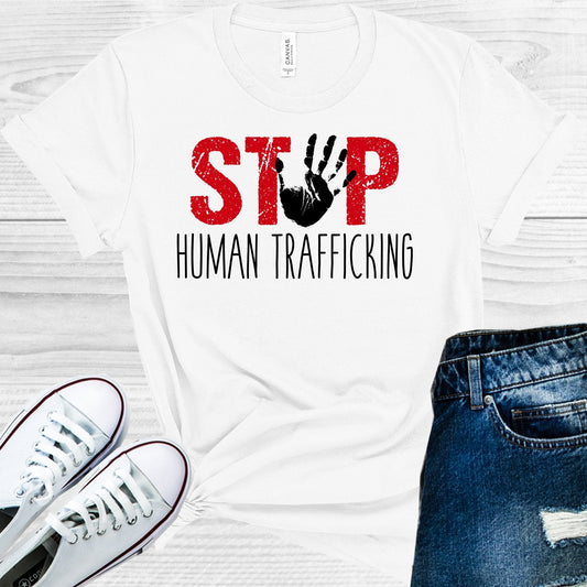 Stop Human Trafficking Graphic Tee