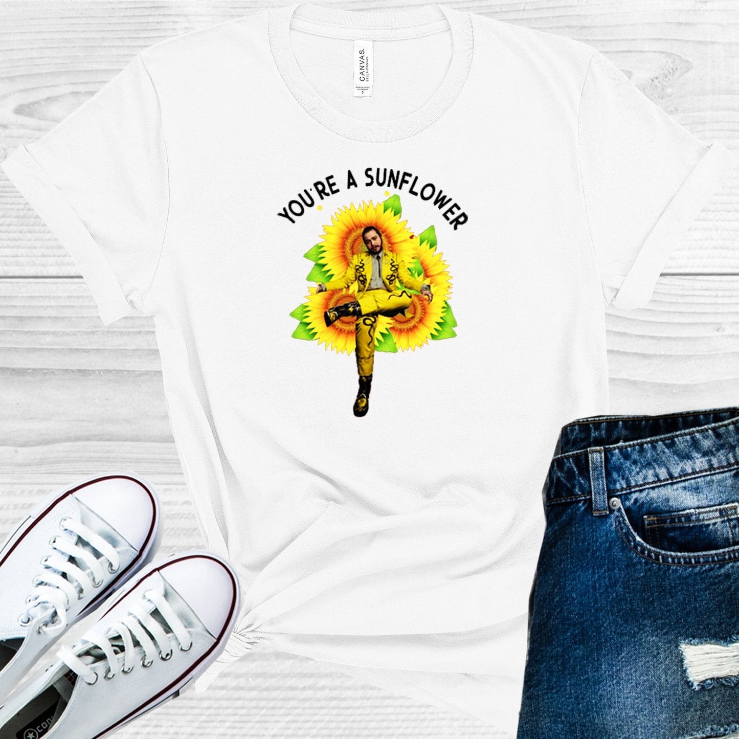 Post Malone You're a Sunflower Graphic Tee