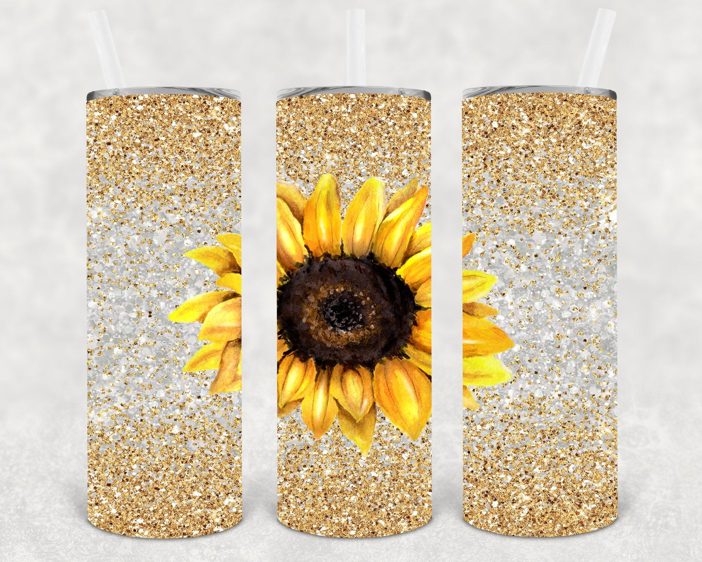Sunflower 20 oz Skinny Tumbler