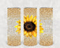 Sunflower 20 oz Skinny Tumbler