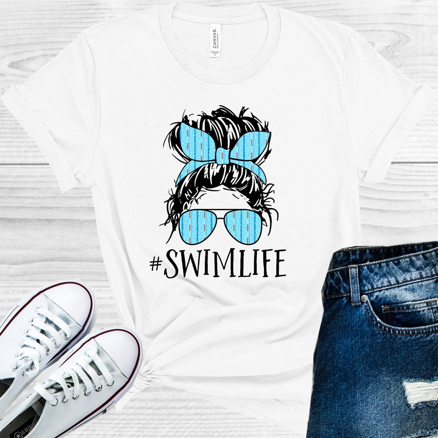 Swim Life #swimlife Graphic Tee