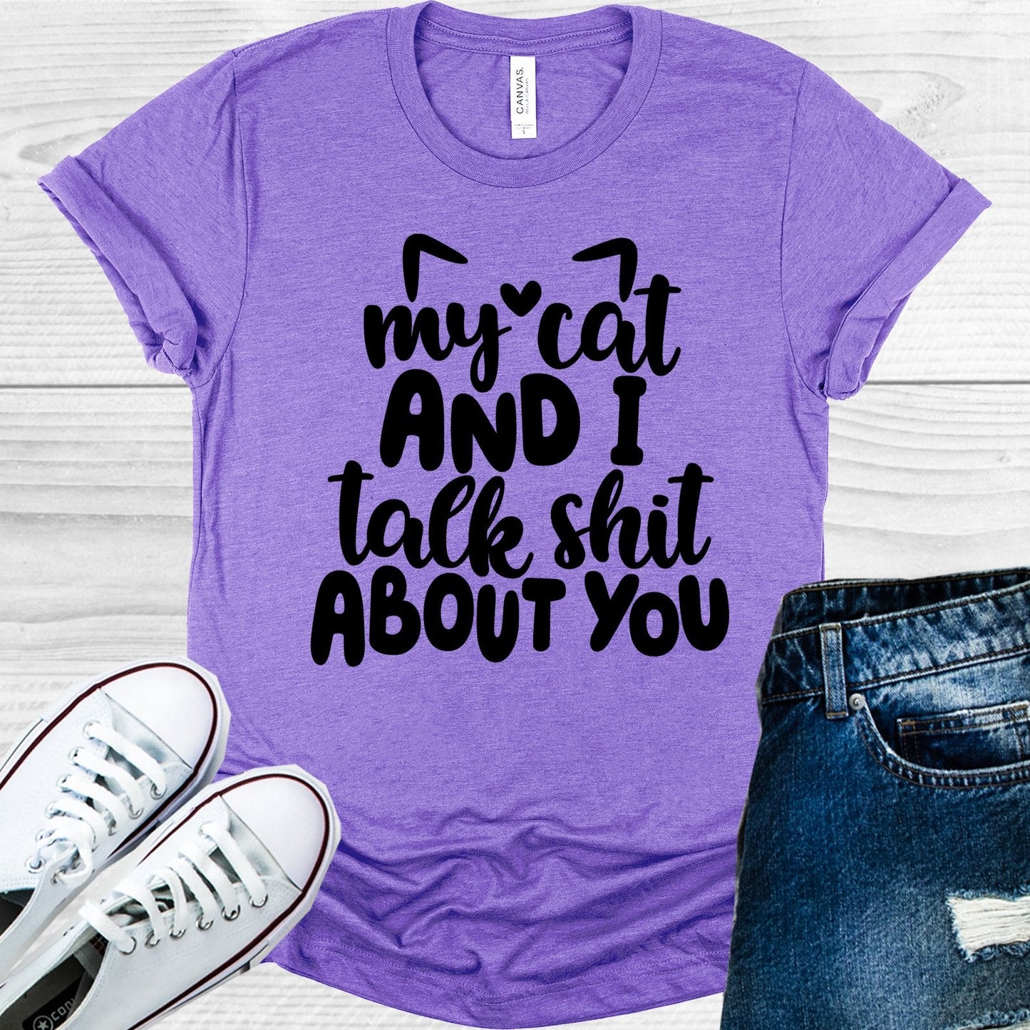 My Cat and I Talk S*** About You Graphic Tee