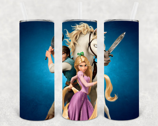 Tangled 20 oz Skinny Tumbler