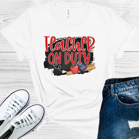 Teacher On Duty Graphic Tee