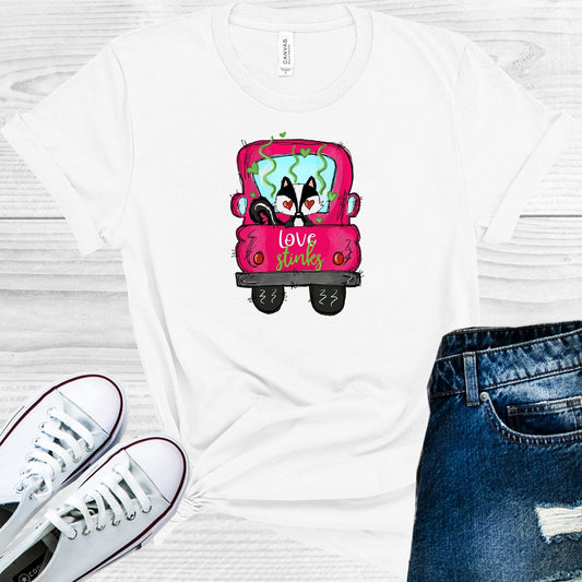 Love Stinks Doodle Truck Graphic Tee