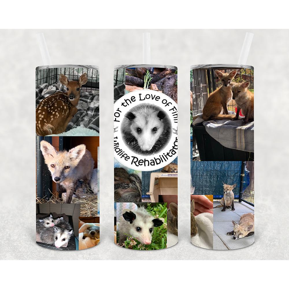 For the Love of Finn 20 oz Skinny Tumbler