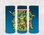 Teenage Mutant Ninja Turtles TMNT 20 oz Skinny Tumbler