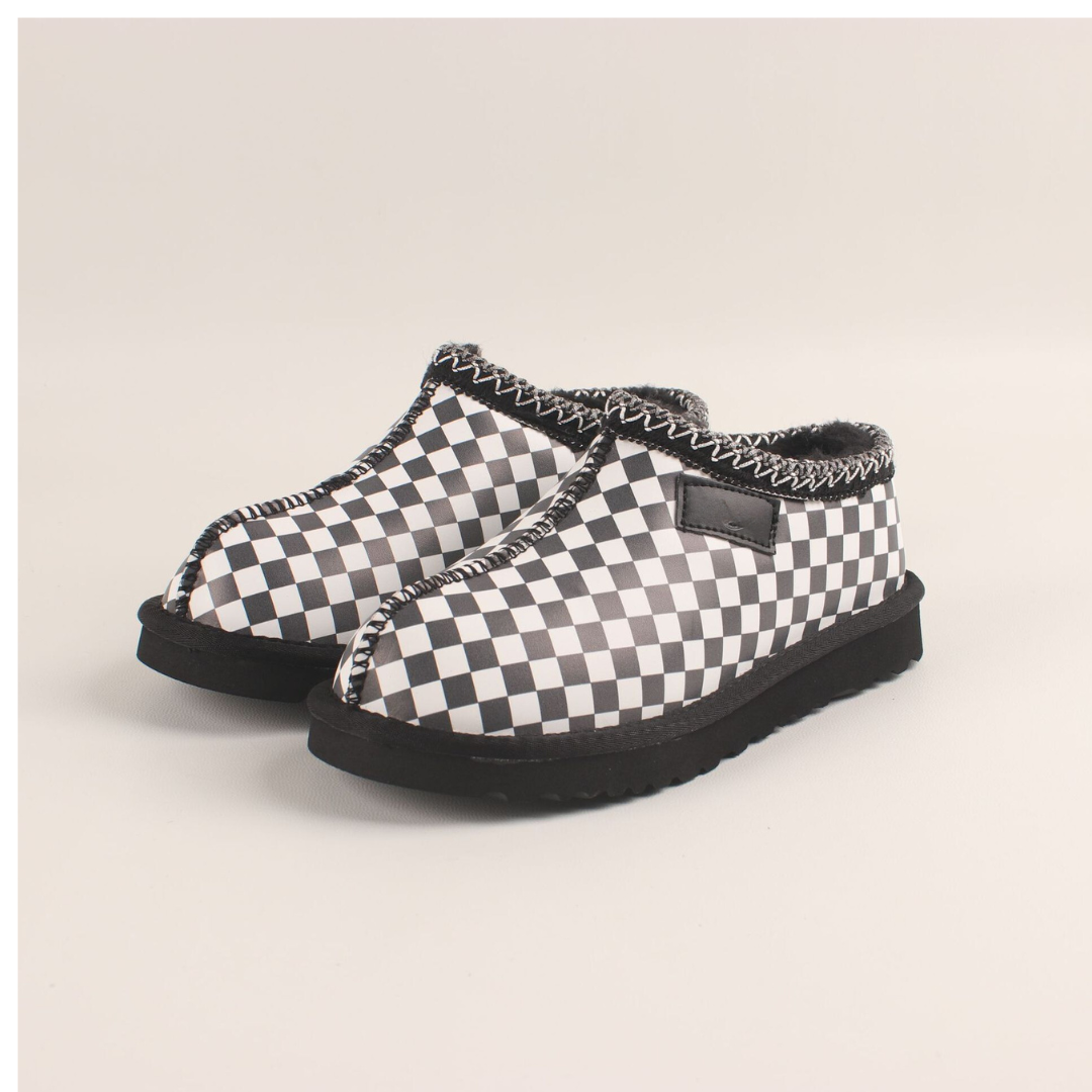 PREORDER: Kid and Adult Checker Ankle Booties 10.21.24