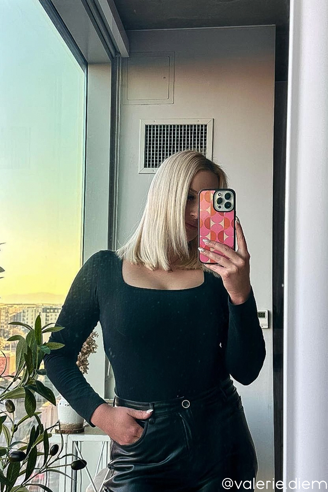 Pink Retro iPhone Case