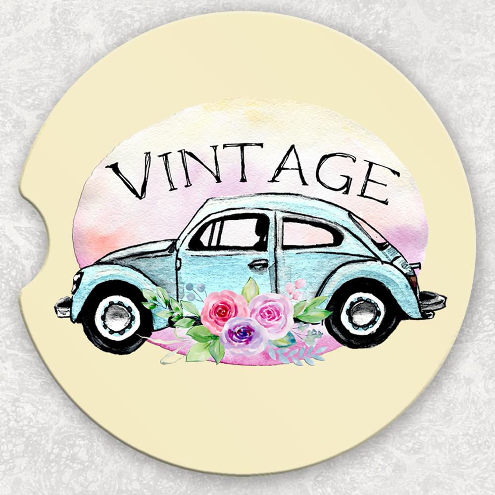 Car Coaster Set - Vintage